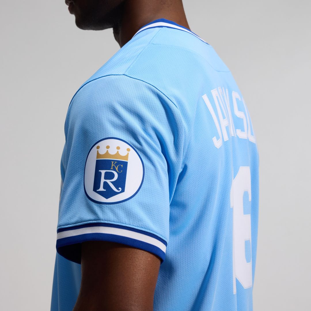 Kansas City Royals Bo Jackson Nike Throwback Cooperstown Limited Jersey - Light Blue