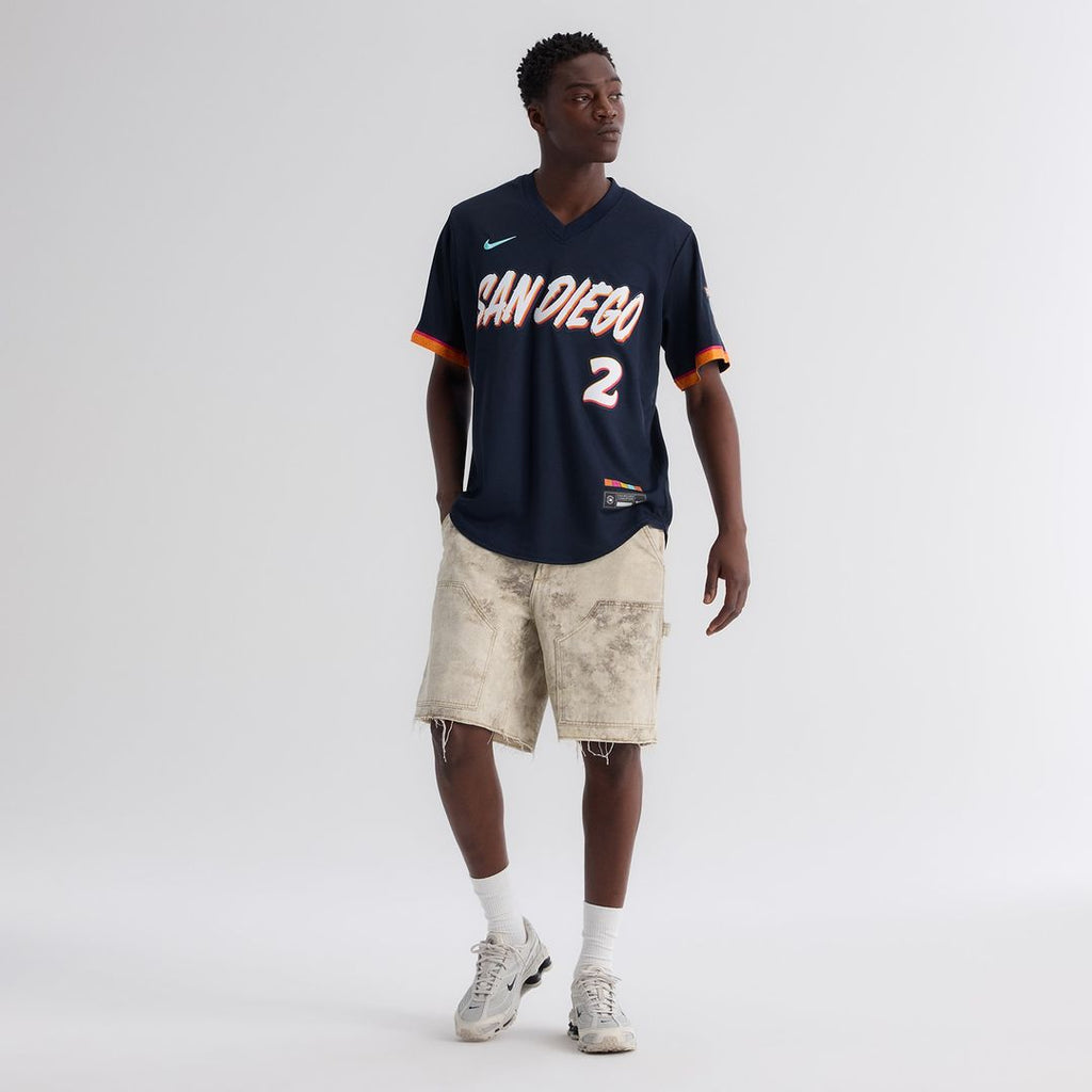 San Diego Padres Xander Bogaerts Nike 2026 City Connect Stadium Jersey - Obsidian