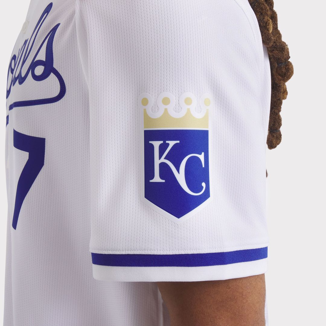 Kansas City Royals Bobby Witt Jr. Nike Home Limited Player Jersey - White