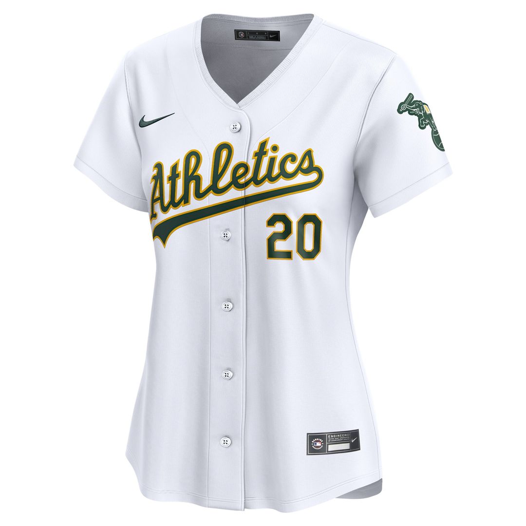 Athletics Zack Gelof Nike Women's Home Limited Player Jersey - White