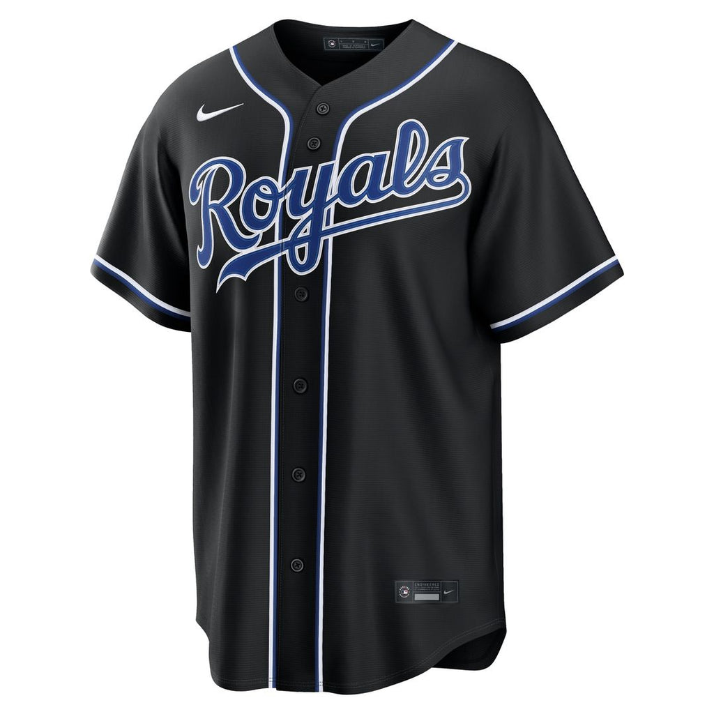 Kansas City Royals Bobby Witt Jr. Nike Fashion Replica Black Out Jersey