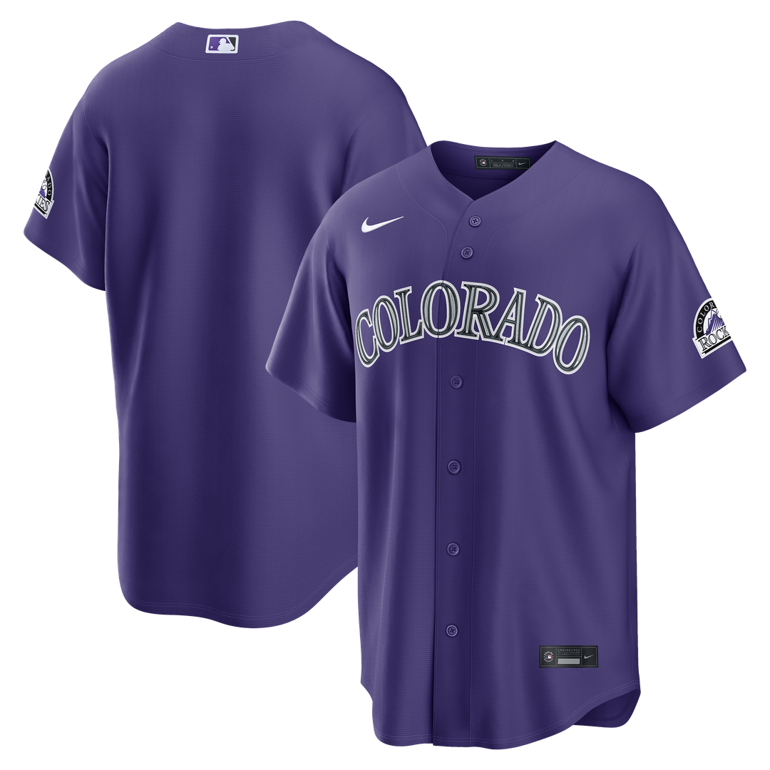 Colorado Rockies Nike Alternate Stadium Jersey - Purple