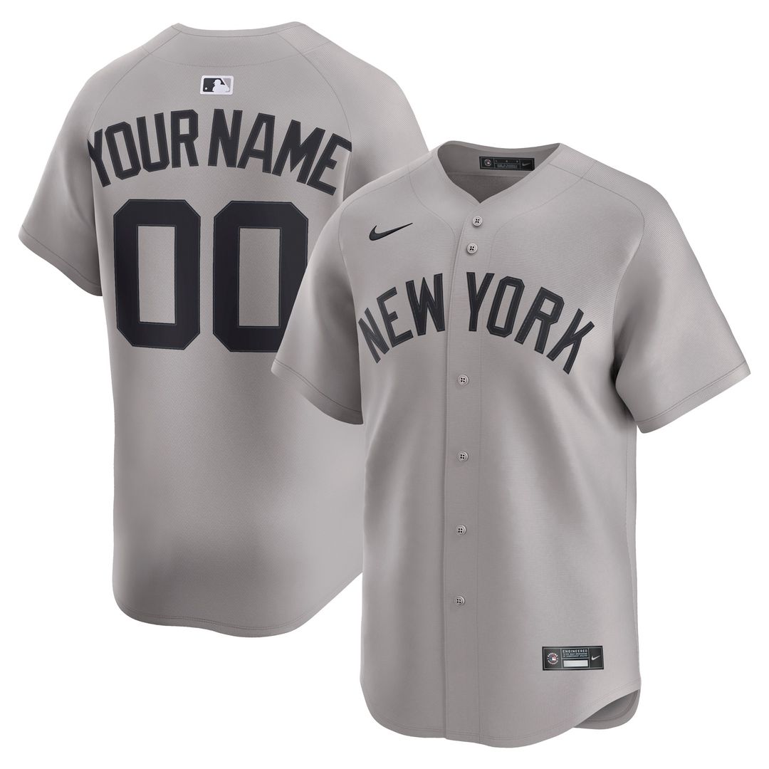 New York Yankees Nike Home Limited Custom Jersey - White