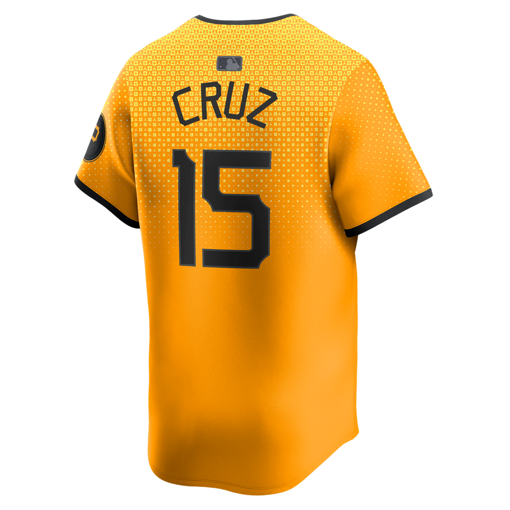 Pittsburgh Pirates Oneil Cruz Nike City Connect Limited Jersey - Gold