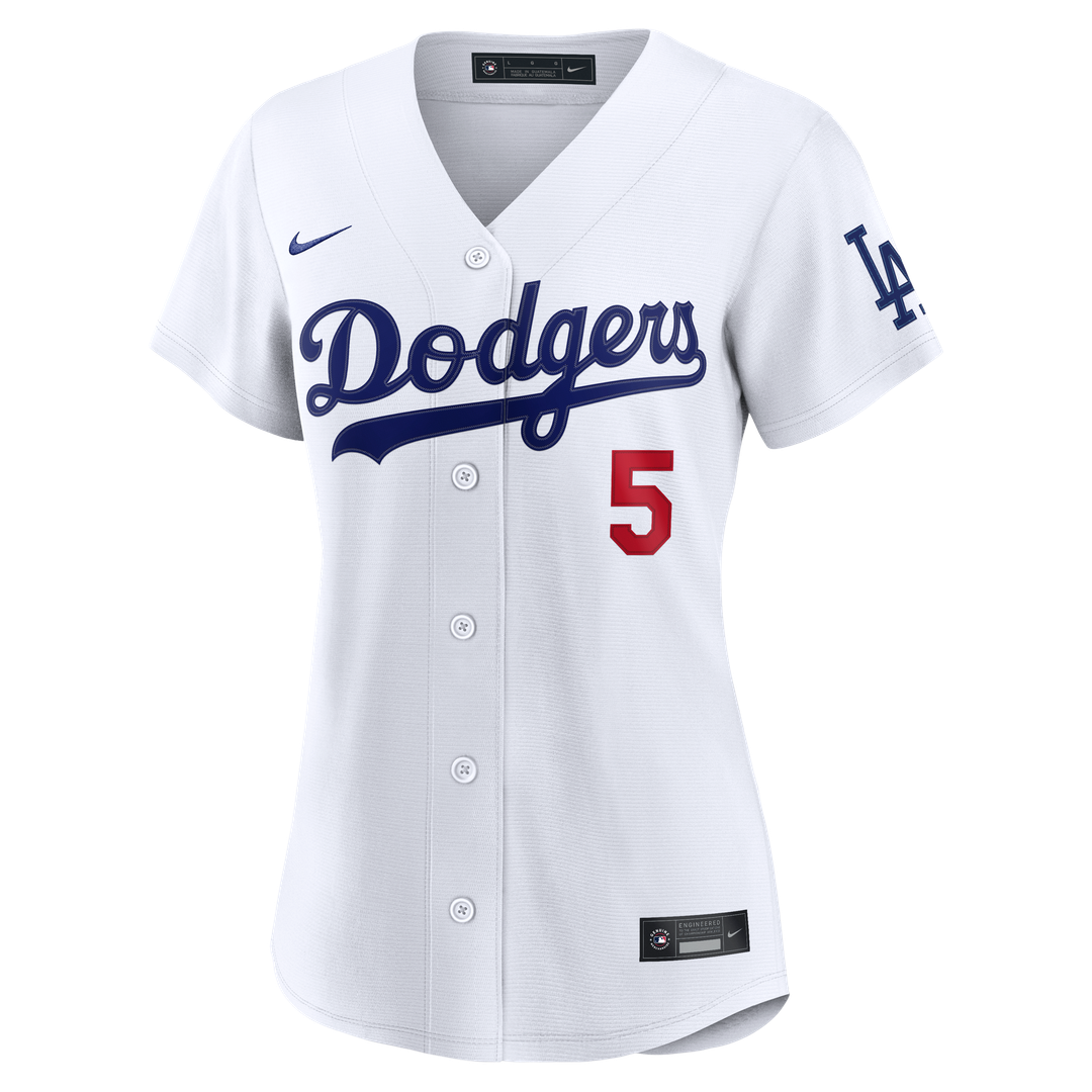 Los Angeles Dodgers Freddie Freeman Nike Women's Home Stadium Jersey - White