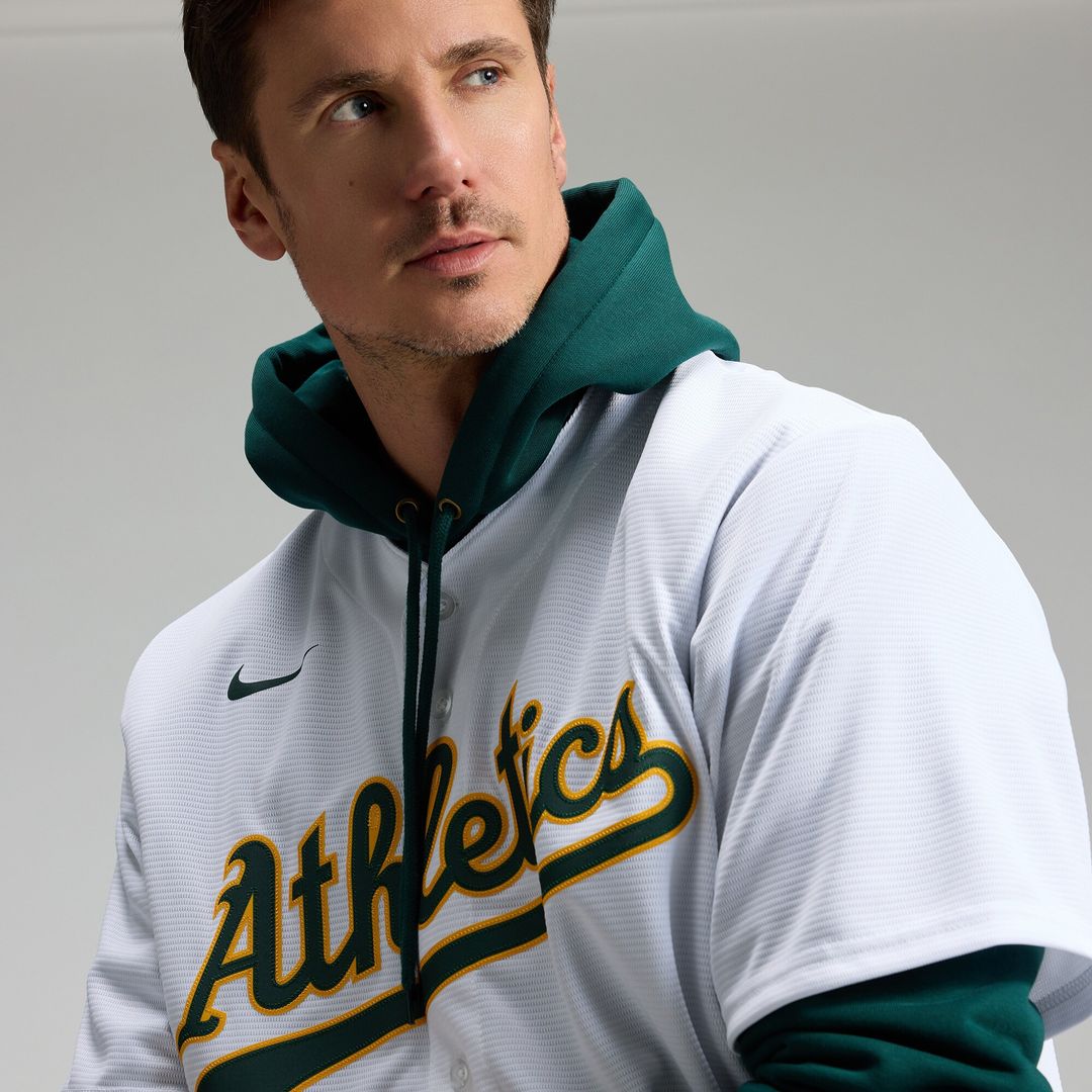 Athletics Nick Kurtz Nike Home Replica Jersey - White