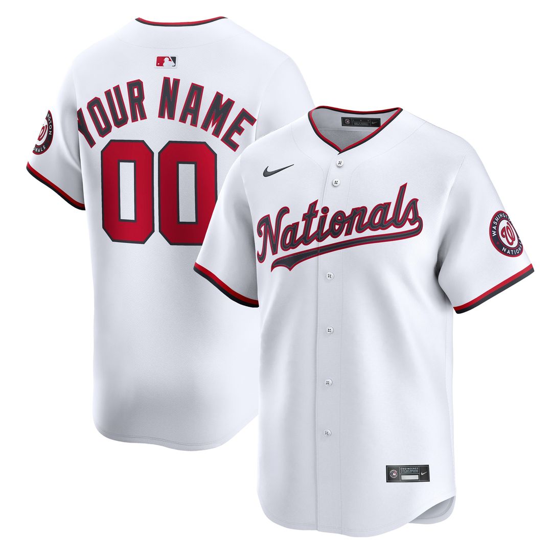 Washington Nationals Nike Alternate Limited Custom Jersey - Navy
