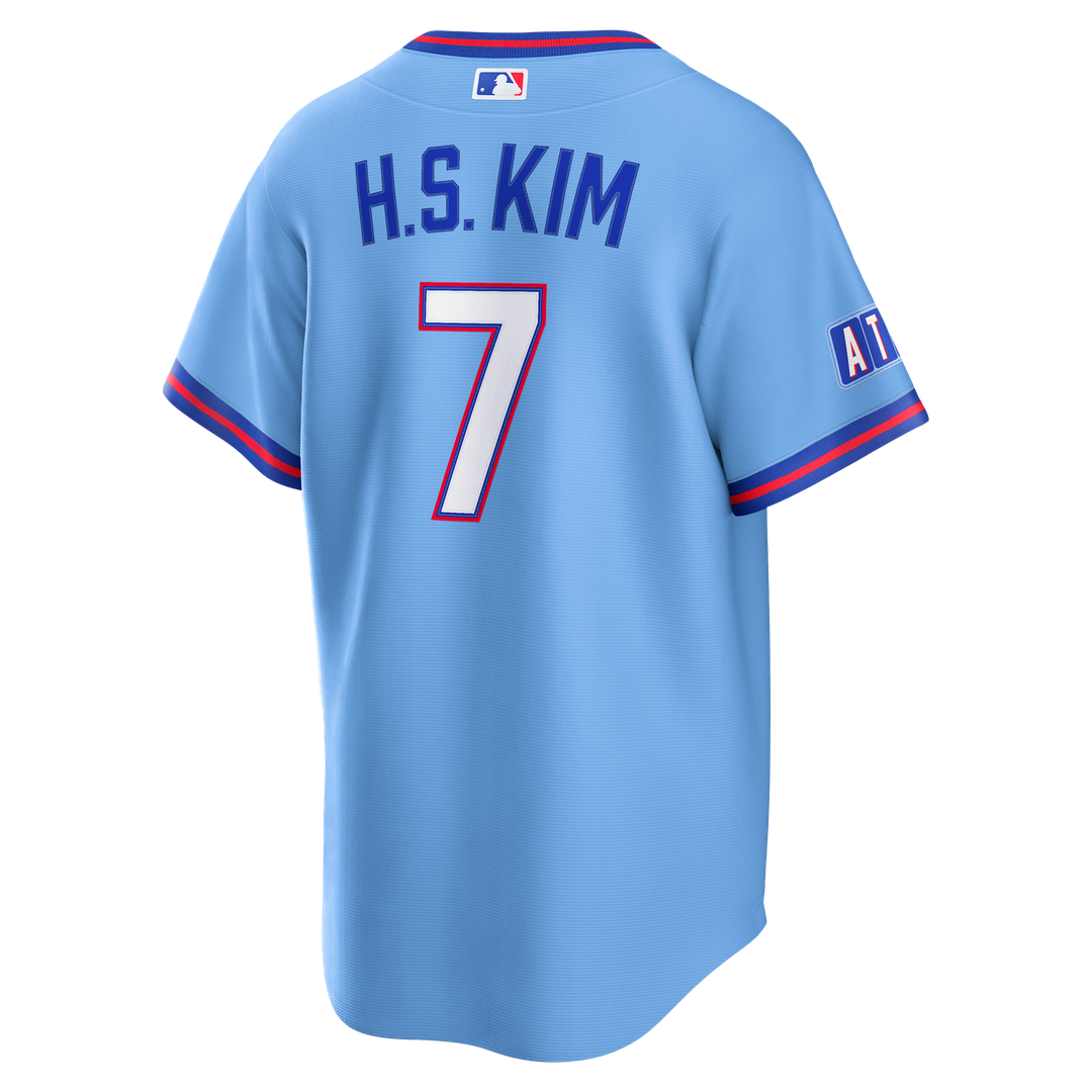 Atlanta Braves Ha - Seong Kim Nike 2026 City Connect Stadium Jersey - Powder Blue