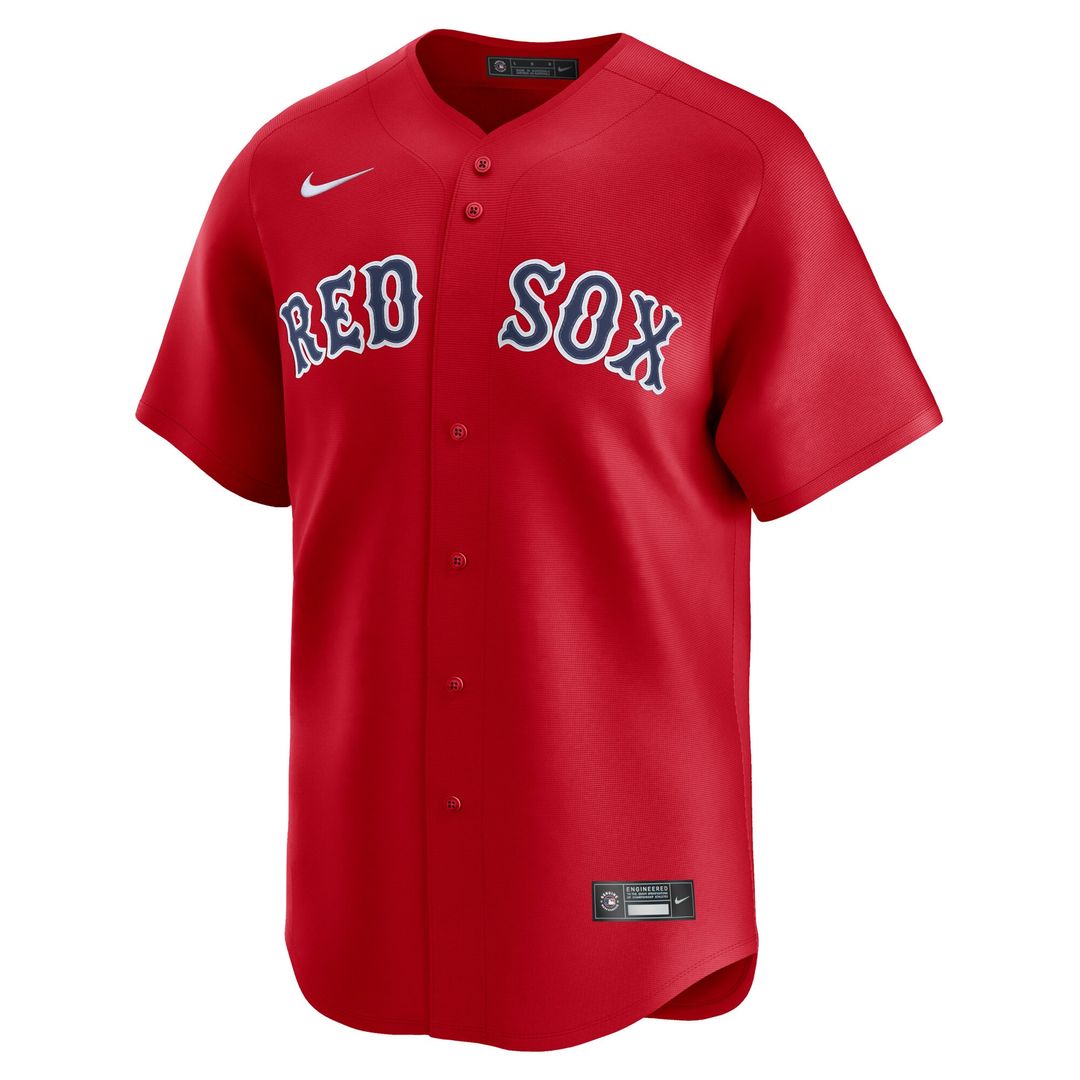 Boston Red Sox Nike Alternate Limited Custom Jersey - Red