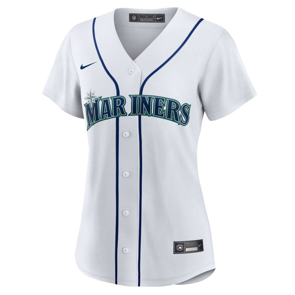 Seattle Mariners Julio Rodriguez Nike Women's Home Replica Player Jersey - White