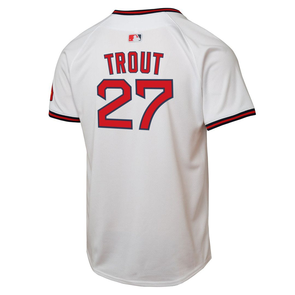 Los Angeles Angels Mike Trout Nike Youth Alternate 2 Limited Player Jersey - White