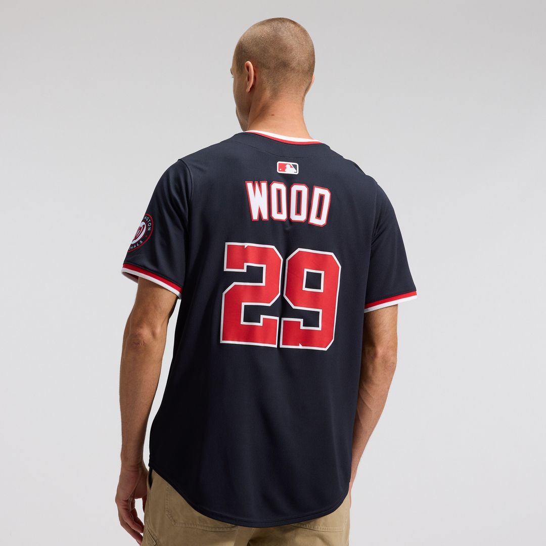 Washington Nationals James Wood Nike Alternate Limited Player Jersey - Navy
