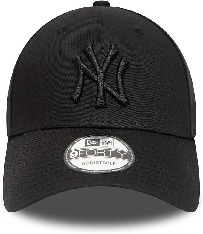 New York Yankees MLB League Essential 9FORTY Strapback New Era Black/Black