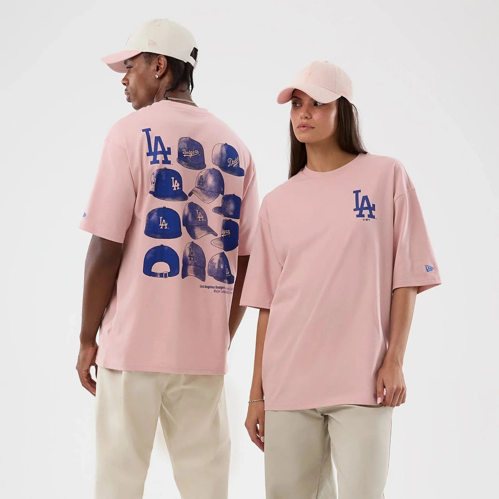 Los Angeles Dodgers MLB Graphic Tee New Era Pastel Pink