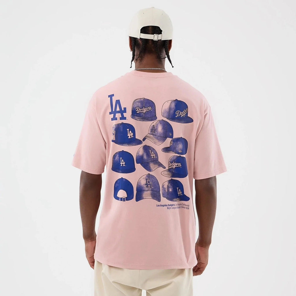 Los Angeles Dodgers MLB Graphic Tee New Era Pastel Pink