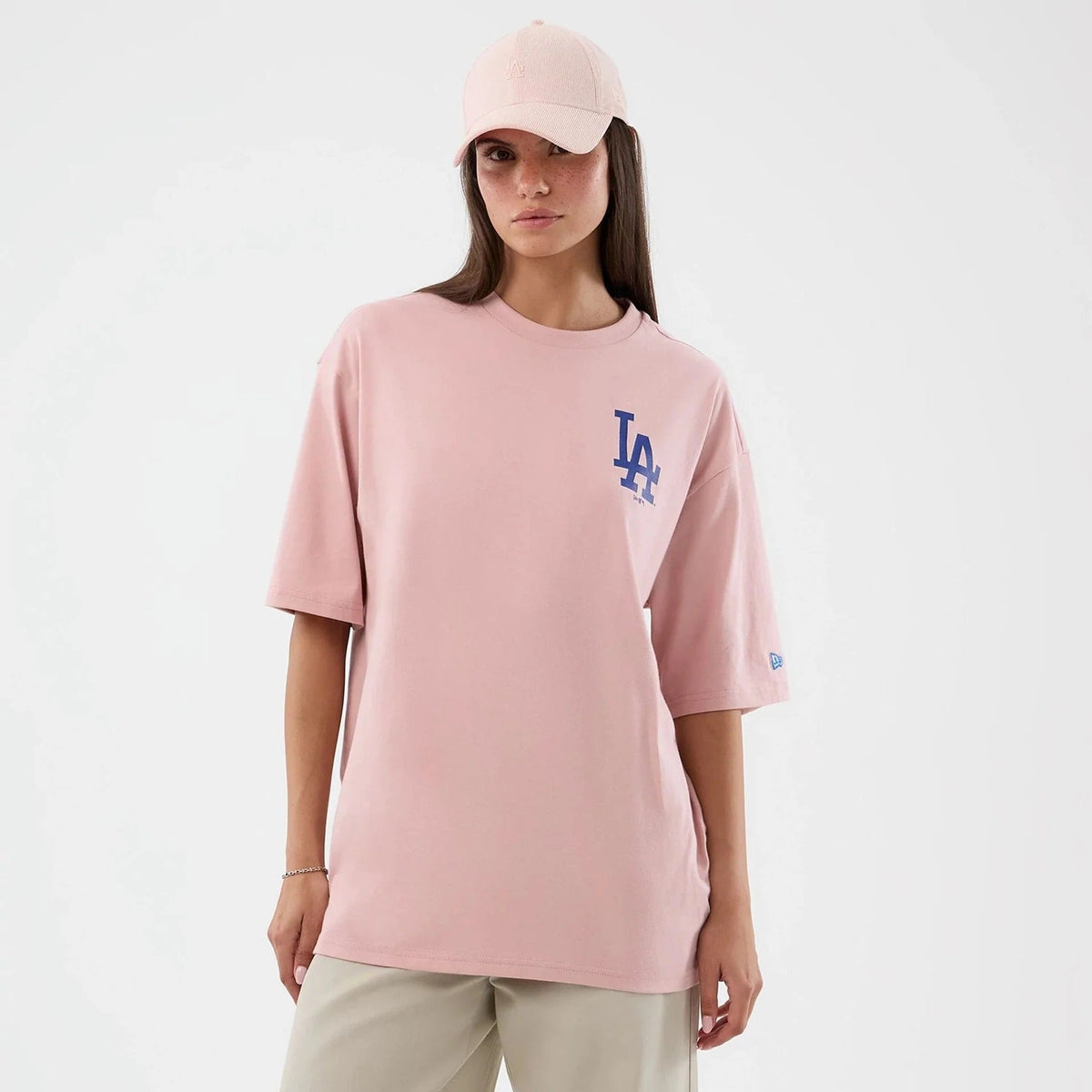 Los Angeles Dodgers MLB Graphic Tee New Era Pastel Pink