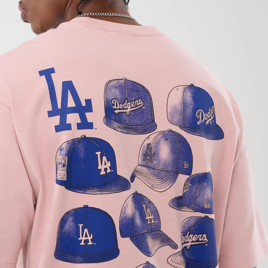 Los Angeles Dodgers MLB Graphic Tee New Era Pastel Pink