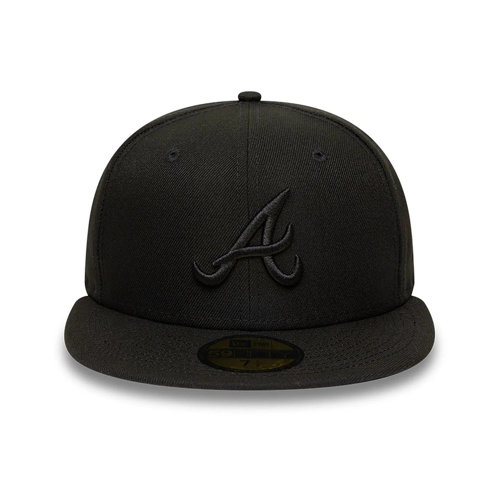 Atlanta Braves MLB League Essential 59FIFTY Fitted New Era Black/Black