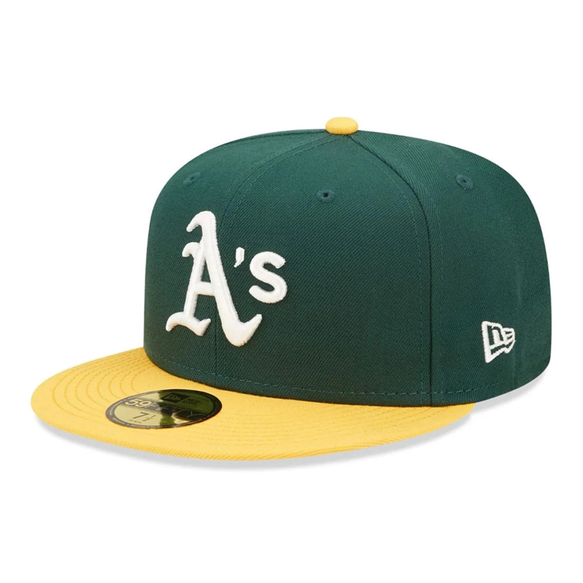 Oakland Athletics MLB AC Perf 59FIFTY Fitted New Era Green/Yellow