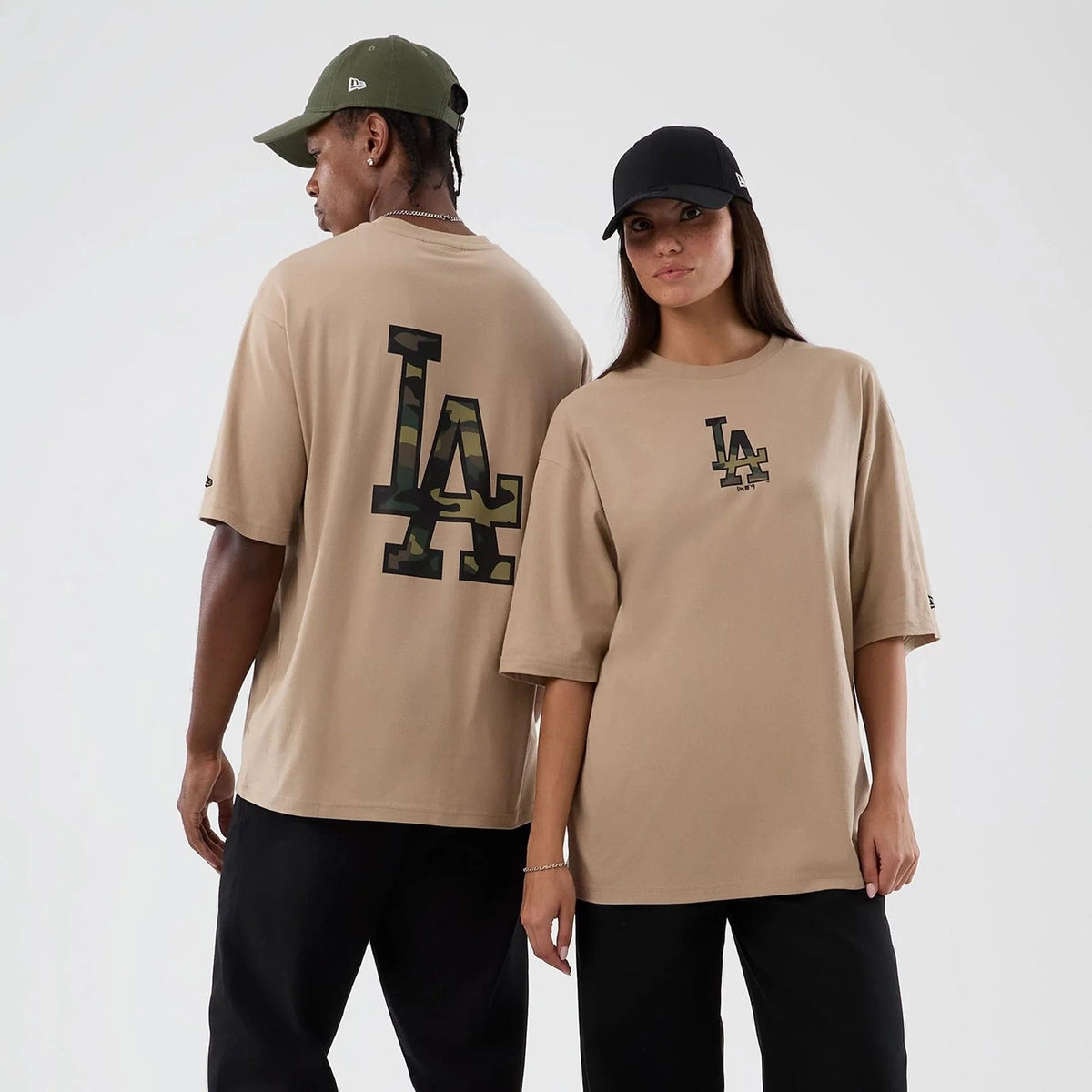 Los Angeles Dodgers MLB Infill Tee New Era Brown/Camo