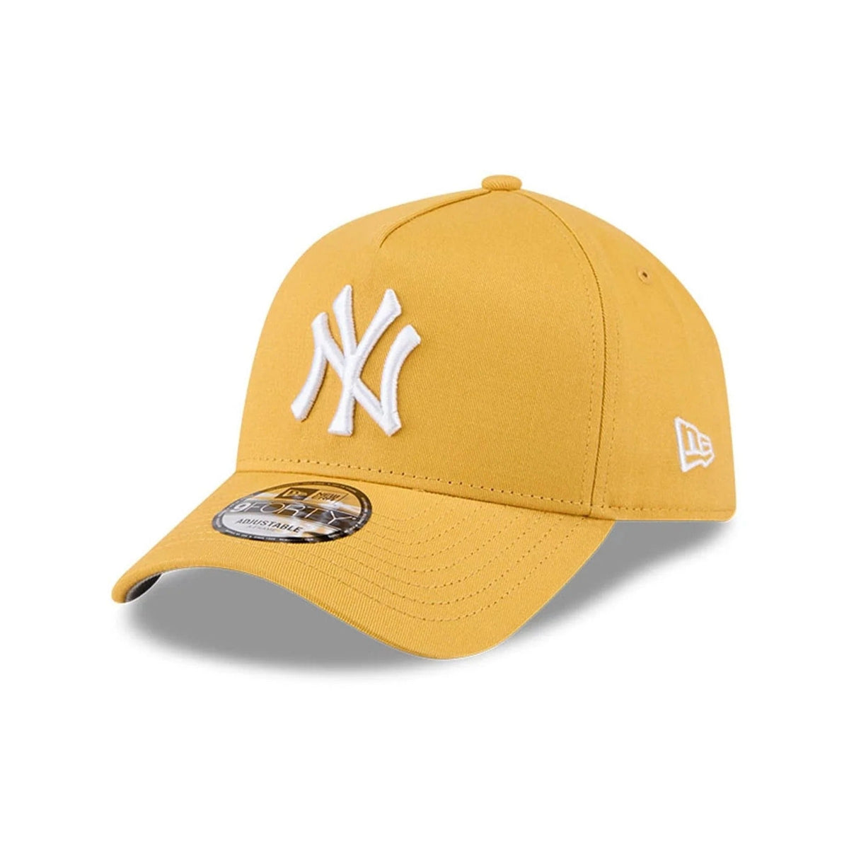 New York Yankees MLB Script A-Frame Snapback New Era Yellow