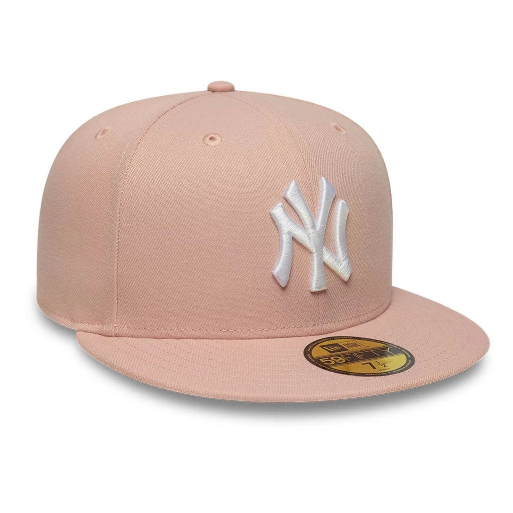 New York Yankees MLB League Essential 59FIFTY Fitted Cap New Era Pink/White