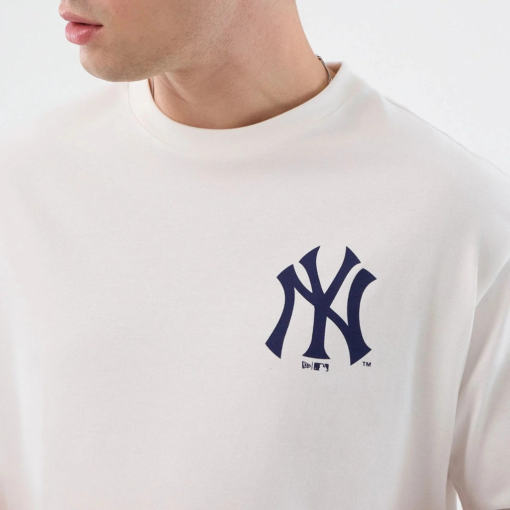 New York Yankees MLB Cap Graphic Tee New Era White