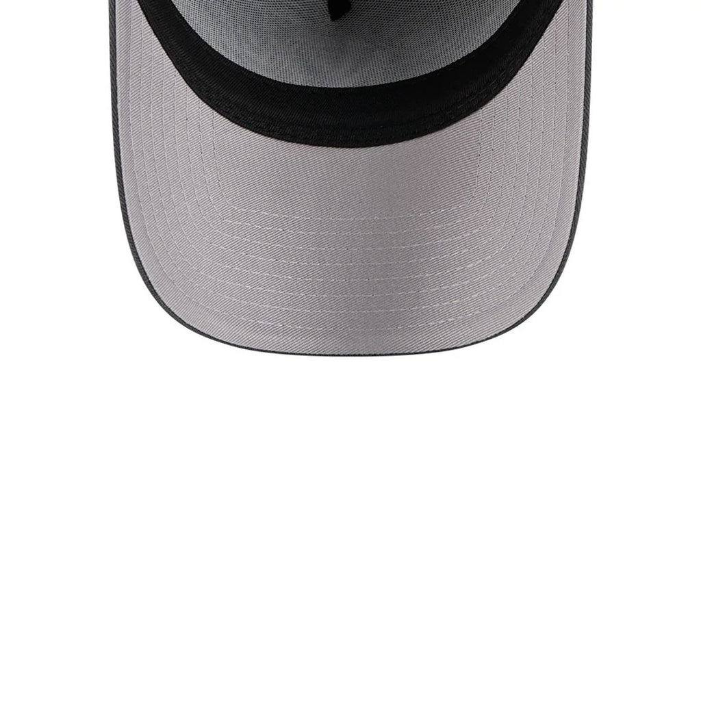 New York Yankees MLB Script A-Frame Snapback New Era Grey