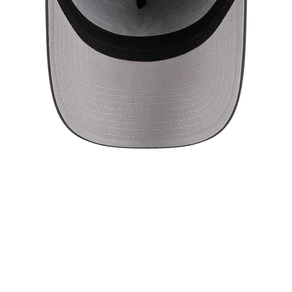 New York Yankees MLB Script A-Frame Snapback New Era Grey