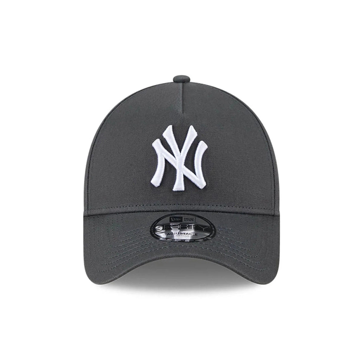 New York Yankees MLB Script A-Frame Snapback New Era Grey