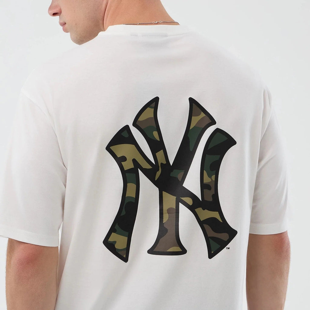 New York Yankees MLB Infill Tee New Era White