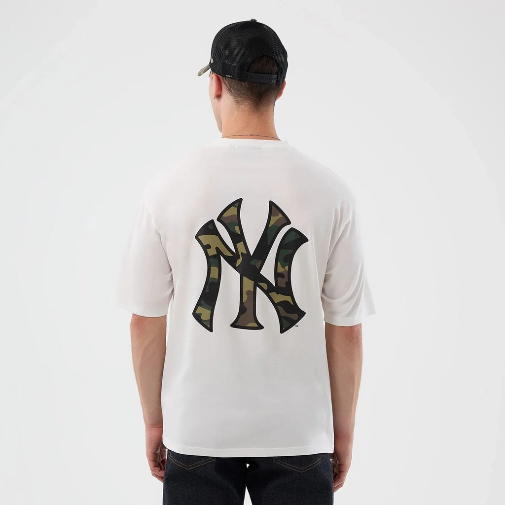 New York Yankees MLB Infill Tee New Era White