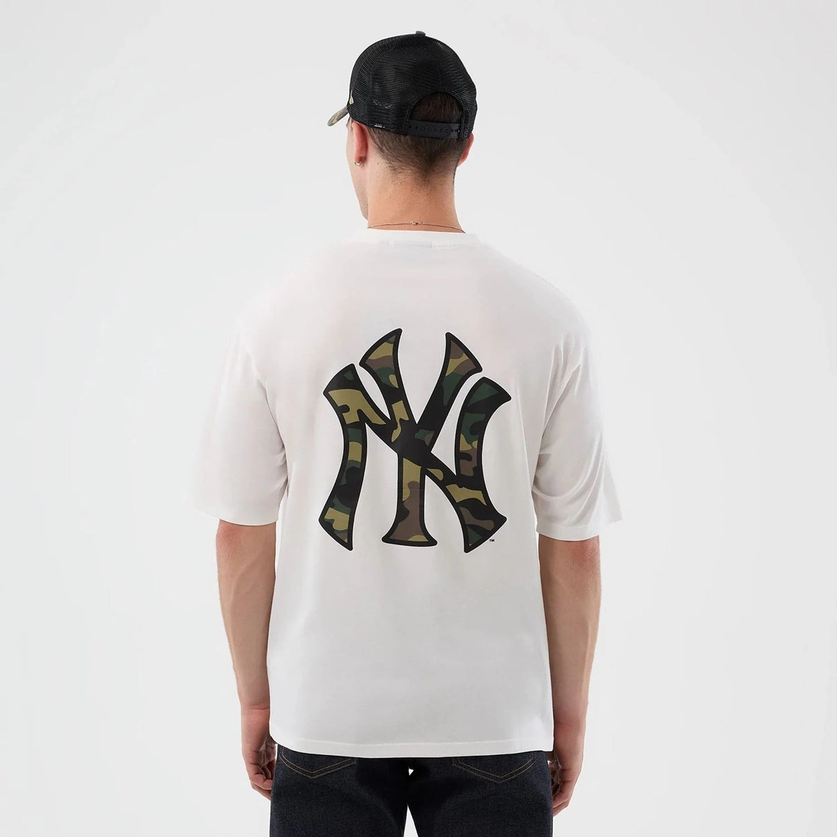New York Yankees MLB Infill Tee New Era White