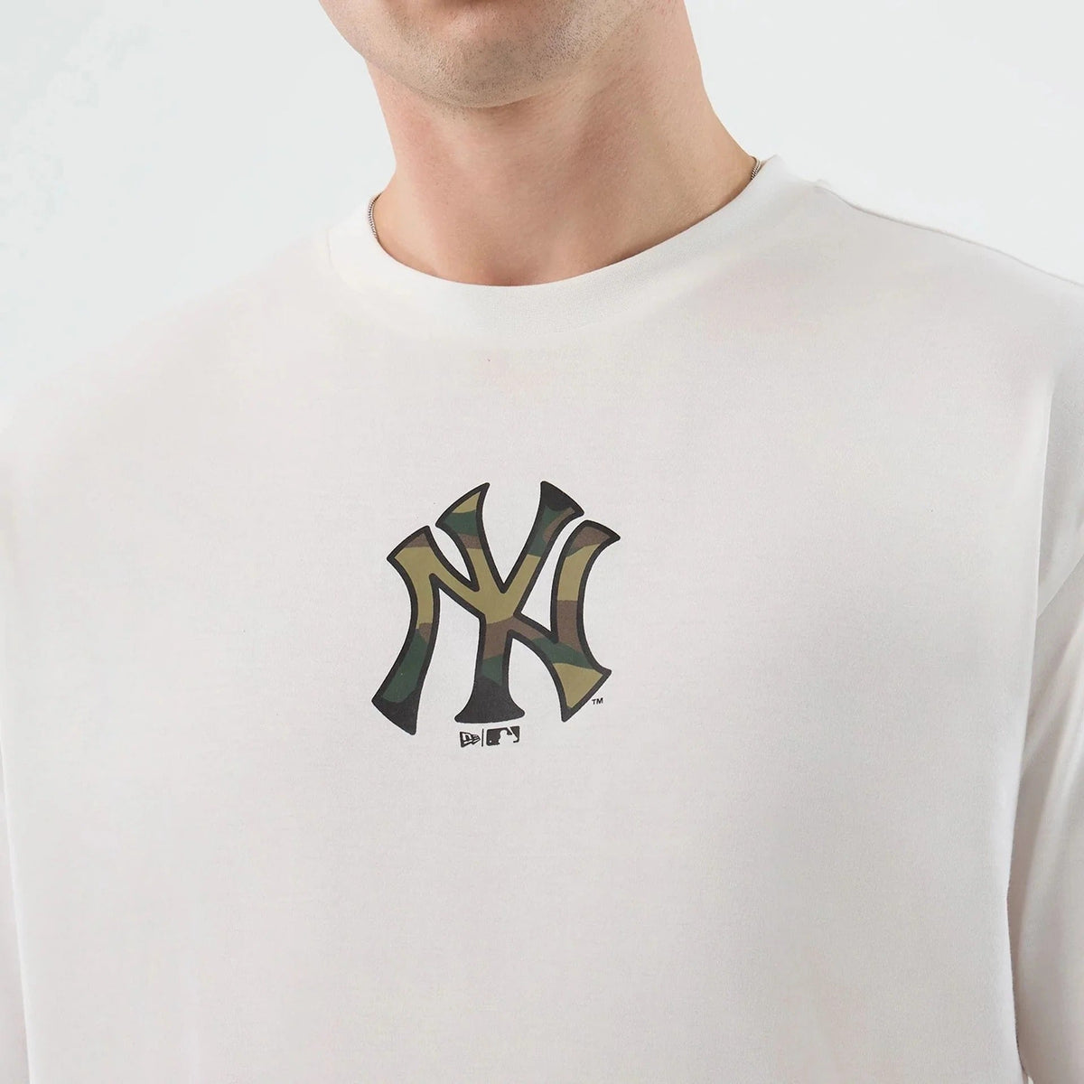 New York Yankees MLB Infill Tee New Era White