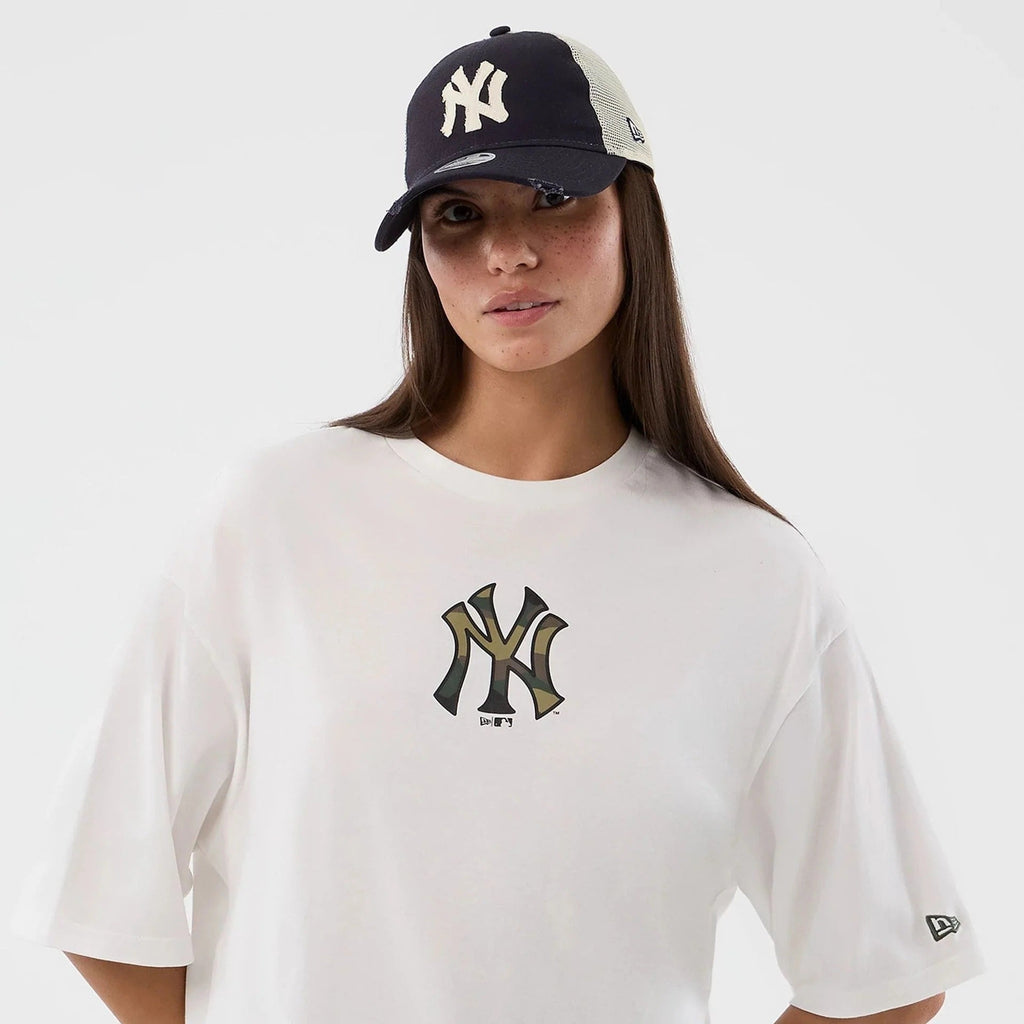 New York Yankees MLB Infill Tee New Era White