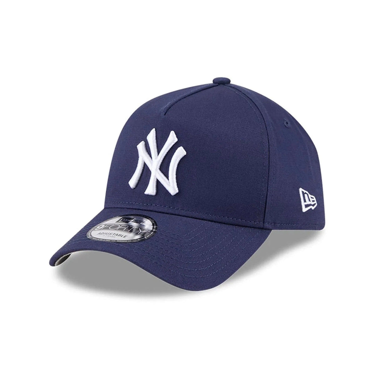 New York Yankees MLB Script A-Frame Snapback New Era Navy