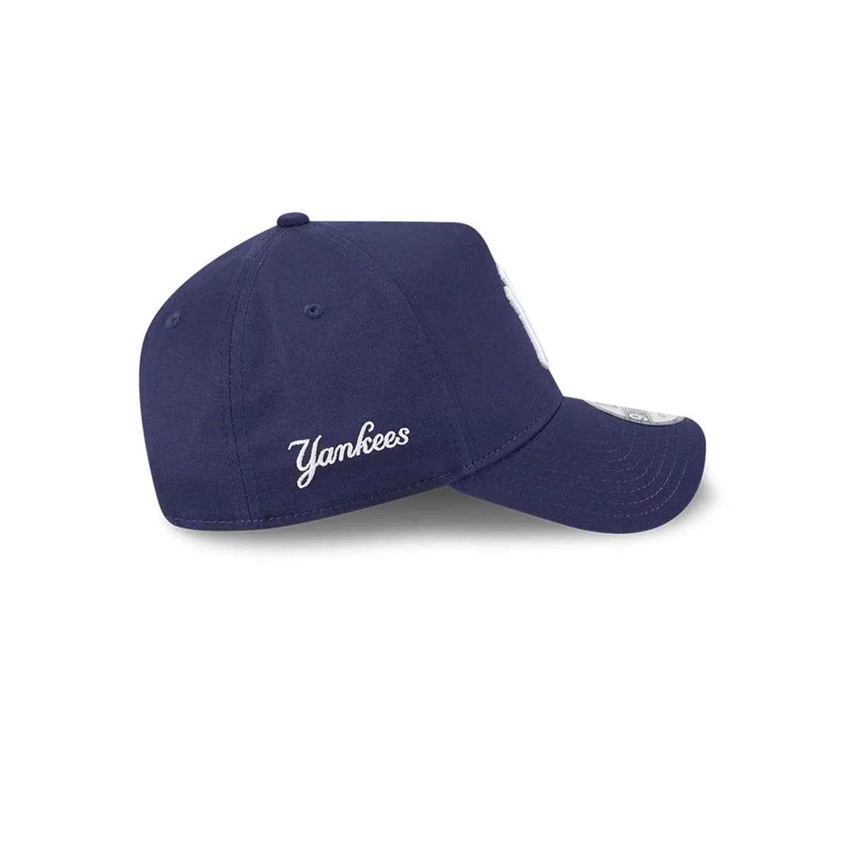 New York Yankees MLB Script A-Frame Snapback New Era Navy