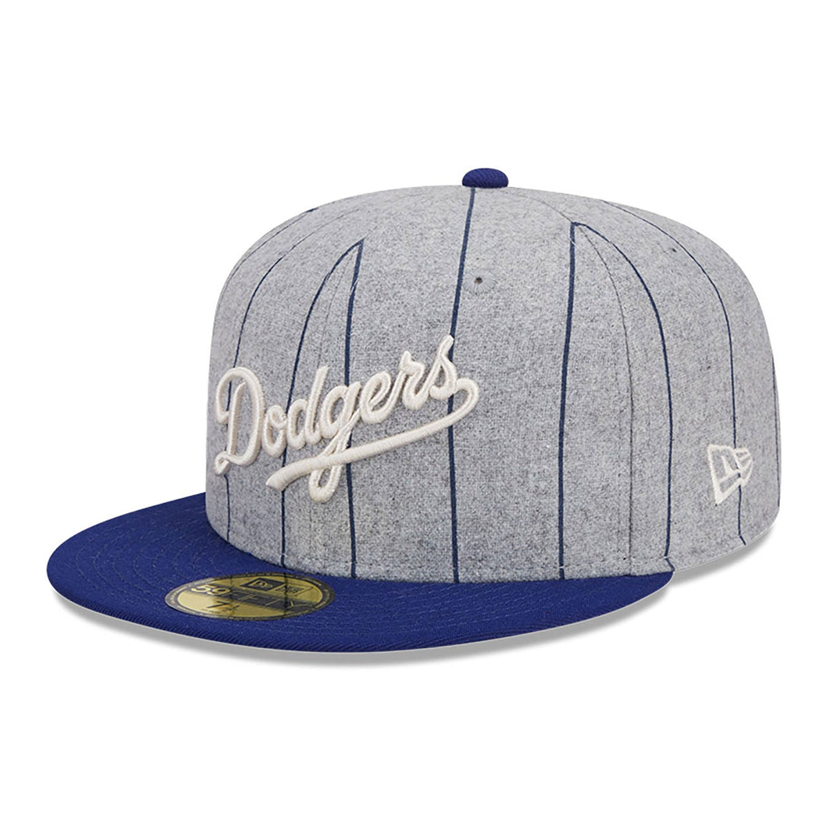 Los Angeles Dodgers Heather Pinstripe MLB 59FIFTY Fitted New Era