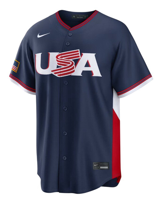 USA World Baseball Classic MLB Road Stadium Jersey Nike